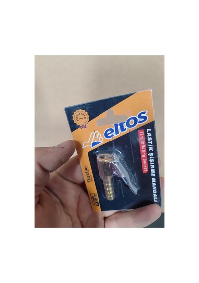 Lastik Şişirme Mandalı Kompresör Uyumlu Lastik Ve Top Şişirme Ucu Kilitlemeli Hava Jakı Metal Gövde Gri