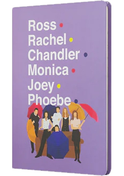 Mabbels Sert Kapak Butik Defter Friends Central Perk Karakter İsmi Lila 80 Yp 15x21 Dft-388005 Çok Renkli
