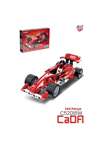 Cada Çek Bırak F1 Yarış Arabası 144 Parça Araba Yapım Seti Blok Araba -ffc52016w-144p