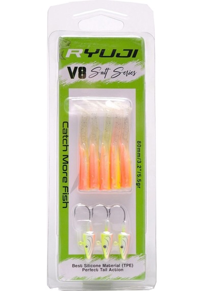Ryuji V8 5.5gr. 8cm Silikon Yem