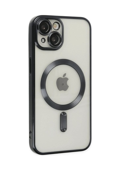 Apple İphone 14 Kılıf Kross Magneticsafe Kapak - Siyah Çok Renkli