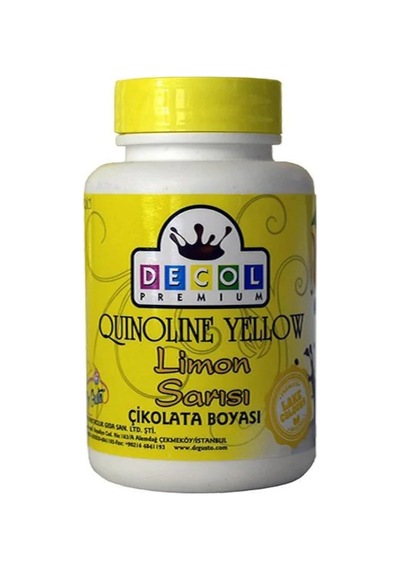 Dr. Gusto Decol Yağ Bazlı Gıda Boya Limon Sarı 25 G