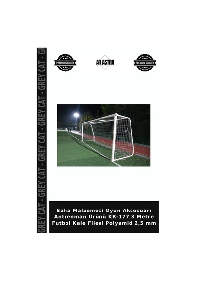 Saha Malzemesi Oyun Aksesuarı Antrenman Ürünü Kr-177 3 Metre Futbol Kale Filesi Polyamid 2,5 Mm Belirtilmemiş