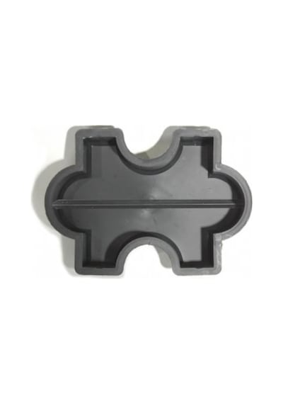 Plastik Parke Taşı Kalıbı Pazıl 1 Yatay 1/2 6 Cm (10 Adet)