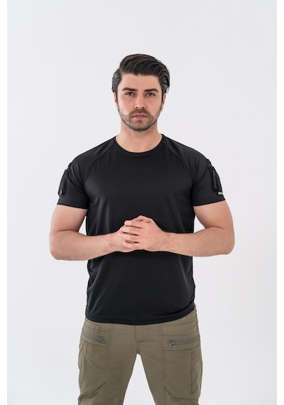 Bikatex Bikatex Tactical Taktik Tişört Yuvarlak Bisiklet Yaka Tişört Outdoor T-shirt - 801 Siyah Bikatex Bikatex Tactical Taktik Tişört Yuvarlak Bisiklet Yaka Tişört Outdoor T-shirt - 801 Siyah