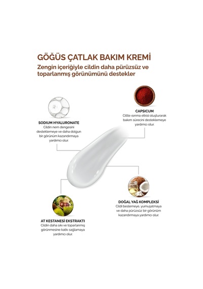 Göğüs Çatlak & Sıkılaştırıcı Bakım Kremi, Toparlayıcı Etkili Çatlak Kremi 100 Ml