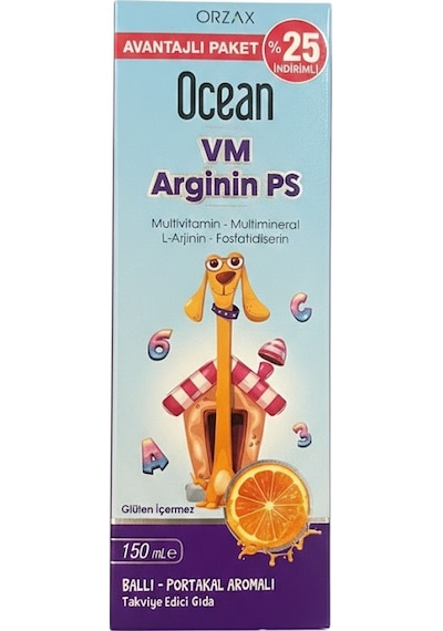 Ocean Vm Arginin Ps Şurup 150 Ml %25 İndirimli