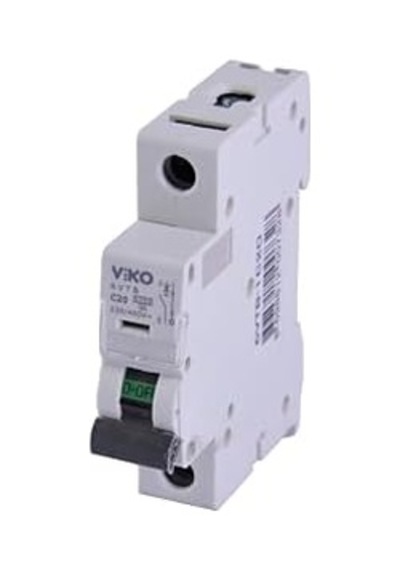 6vtb-1c20 Otomatik Sigorta 6ka C Tipi 1 Kutup 20a