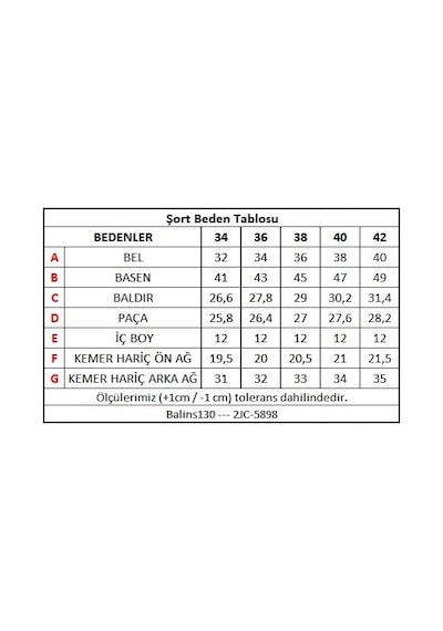 Balins Kadın Gabardin Şort Kahverengi
