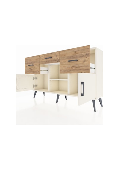 Arges Konsol Tek Raflı 3 Çekmeceli 3 Kapaklı 132x30x83 Aytaşı-aytaşı/çam Aytaşı/çam Arges Konsol Tek Raflı 3 Çekmeceli 3 Kapaklı 132x30x83 Aytaşı-aytaşı/çam Aytaşı/çam