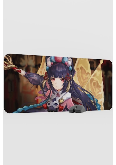 Yun Jin Genshin Impact Anime Oyuncu V4 - 90x40 Xxl Gaming Mouse Pad Fare Altlığı