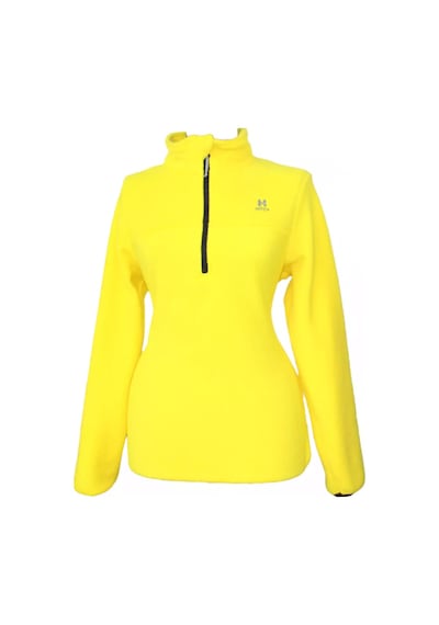 Yarım Fermuarlı Polar Yellow Sarı
