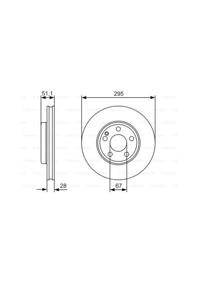 Mercedes A 176 A200Cdı 1.8 2012-2014 Bosch Ön Disk 2 Adet