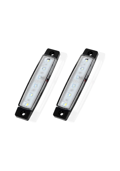 Parmak Led 12-24 Volt Çalışma Özelliği Su Geçirmez 5 Adet Beyaz