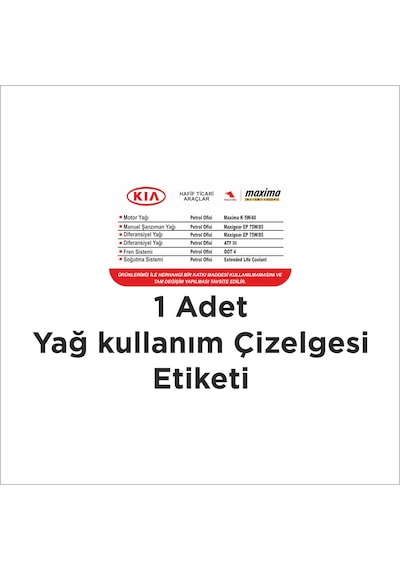 Kia Bongo K2500 Kupa Kapı Dış Ve Iç Etiketleri Kapı Etiketi
