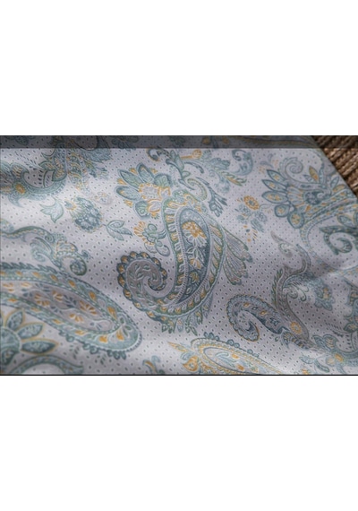 Apricitas Home King Size Berta İndigo Elegance Saten Çift Kişilik Nevresim Takımı