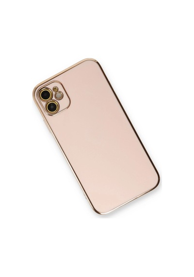 Apple Uyumlu  iPhone 11 Kılıf Volet Silikon Pembe