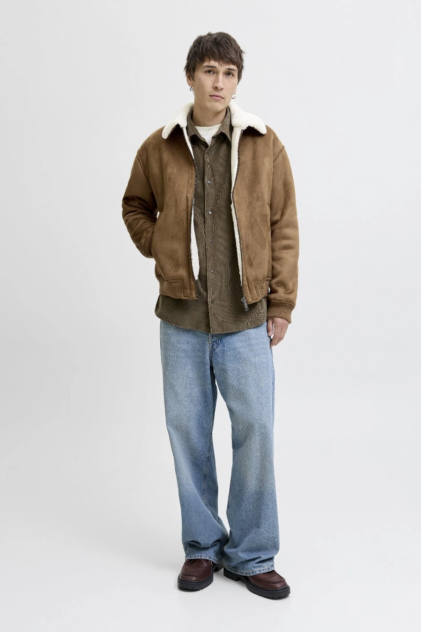 Jack & Jones Erkek Jprccluke Bomber Ceket Siyah, Yüksek Kalite, Fermuarlı, Uzun Kollu, Günlük Kullanıma Uygun Kahverengi Jack & Jones Erkek Jprccluke Bomber Ceket Siyah, Yüksek Kalite, Fermuarlı, Uzun Kollu, Günlük Kullanıma Uygun Kahverengi