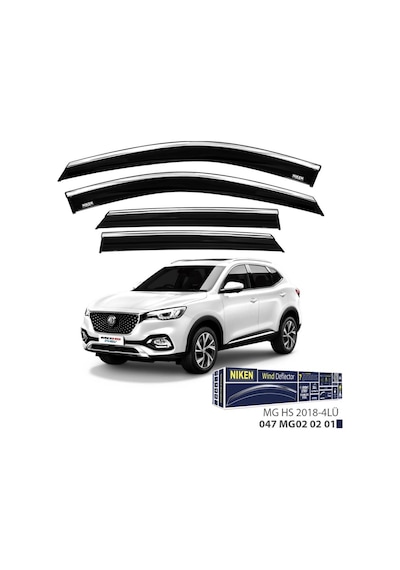 MG Hs Niken Kromlu Cam Rüzgarlığı 4lü Set 2018 ve Üstü