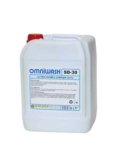 Omniwash Sd-30 5000 Ml Ultra Kıvamlı Çamaşır Suyu 4 Adet 4'lü Set