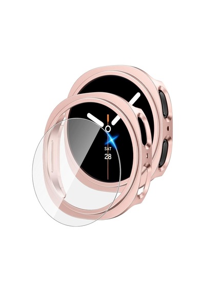 Samsung Uyumlu Galaxy Watch 8 40mm Sert Pc Kasa Ve Ekran Koruyucu 14