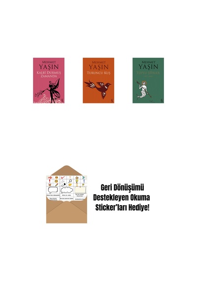Kalbi Durmuş Zamanda + Turuncu Kuş + Toplu Şiirler + Okuma Sticker'ları