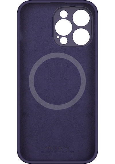 Nillkin Apple Uyumlu iPhone 15 Pro Max Stand Özellikli Lens Koruyuculu Lansman Kılıf Derin Mor