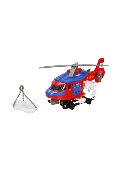 Sesli Işıklı Motorize Kurtarma Helikopteri 20 Cm Vinçli Sedyeli Ses & Işık Efektli Motorize İl