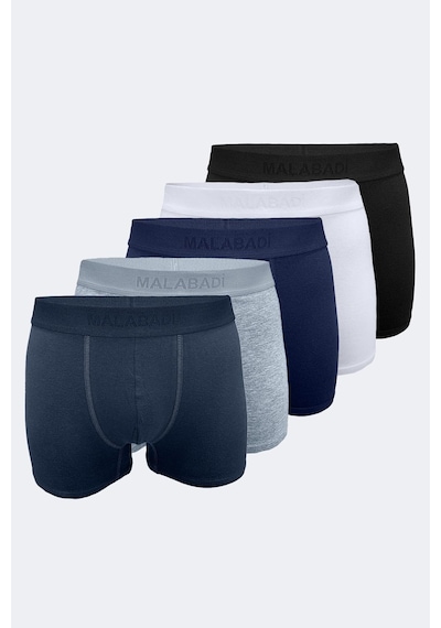 Malabadi Erkek Renkli 5 Li Paket Milan Modal Boxer Mb14 Karma