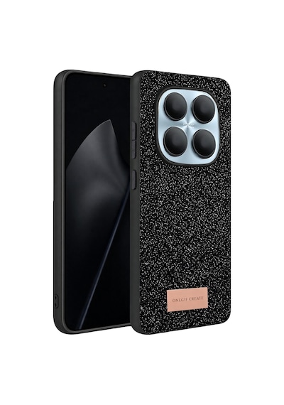Onegif - 294 - Xiaomi Redmi Note 15 Pro 5g Bright Simli Kapak - Csmo-tex - - Siyah Sıyah