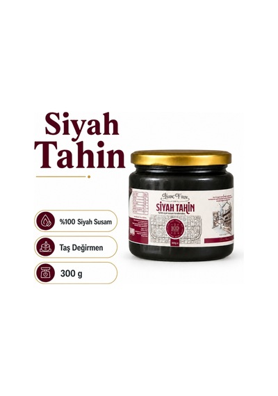 Siyah Tahin 300 Gram - Siyah Susamdan Taş Değirmen Üretimi - 841872327