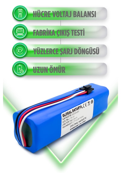 Dreame L10 Pro Uyumlu Batarya 5200mah