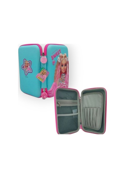 Büyük Kalem Çantası 16x23 , Alüminyum Matara Premium Set Pembe