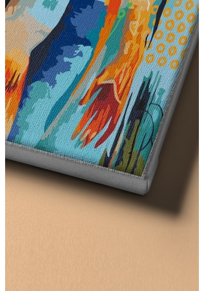 Webstyle Sayılarla Boyama Seti Kasnaklı Ayrılık 60 X 75 Cm