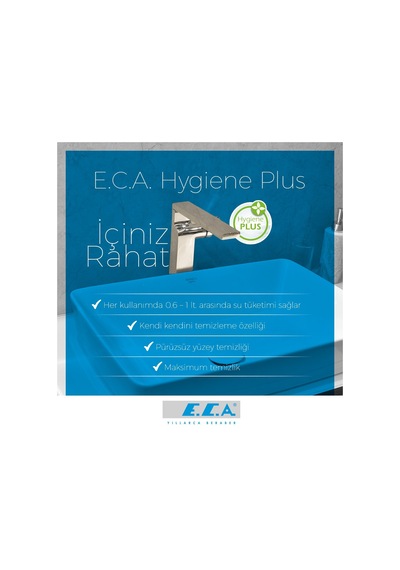 ECA İcon Banyo Bataryası+T-MAY Banyo Bostan Oval Tepe Duş Takımı Krom