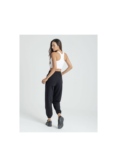 Winmoda34 Jogger Üç Iplik Şardonlu Eşofman Çımalı Siyah