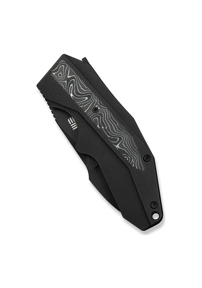 We Knife Coral Black Titanium Handle With Aluminum Foil Carbon Fiber Inlay Black Stonewashed Cpm 20cv Blade Kamp Çakı Siyah We Knife Coral Black Titanium Handle With Aluminum Foil Carbon Fiber Inlay Black Stonewashed Cpm 20cv Blade Kamp Çakı Siyah