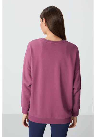 Tommy Life Soft Vişne Kompakt Pamuklu Kalın Pürüzsüz Dokulu O Yaka Oversize Fit Kadın Sweatshirt - 97288 Vişne Tommy Life Soft Vişne Kompakt Pamuklu Kalın Pürüzsüz Dokulu O Yaka Oversize Fit Kadın Sweatshirt - 97288 Vişne