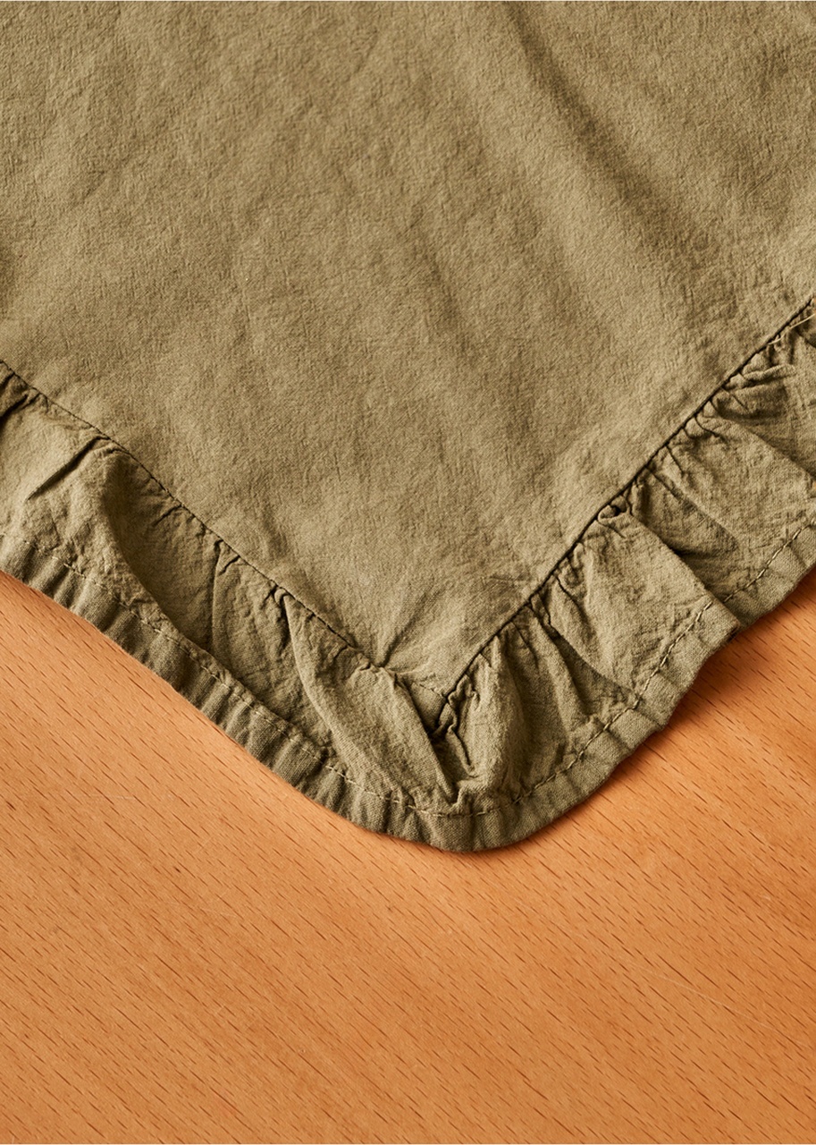 Bella Maison %100 Pamuk Elegance Runner Haki 50x150 Cm Haki