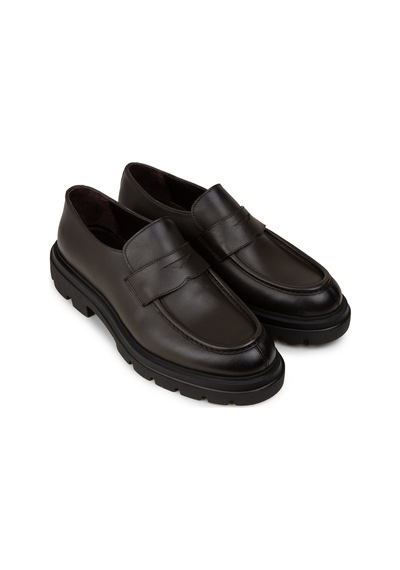 Deery Erkek Hakiki Deri Haki Loafer Ayakkabı - 01980mhake01 Haki