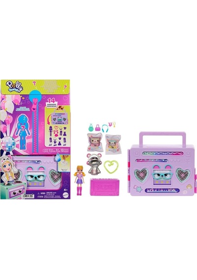 Hrd65 Polly Pocket Radyo Temalı Moda Eğlencesi Oyun Seti