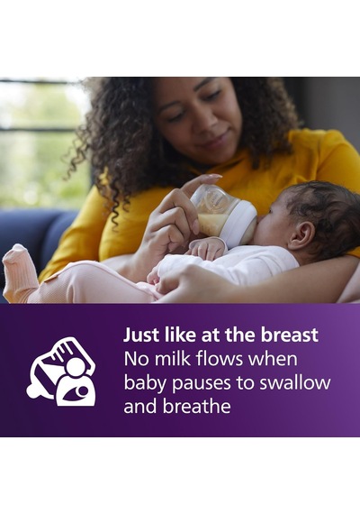 Philips Avent Natural Response 2'li Biberon Emziği, 1 Numara, 0 Ay