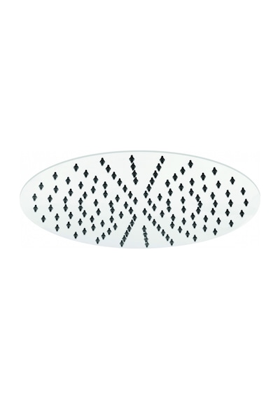 Creavit SH3040 Paslanmaz Slim Tepe Duş Başlığı Yuvarlak 400mm Krom