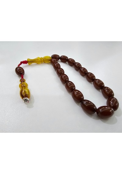 Zeyzun Usta İmzalı Bilek Boy Efe Maskot Sıkma Kehribar Tespih 15 44680602