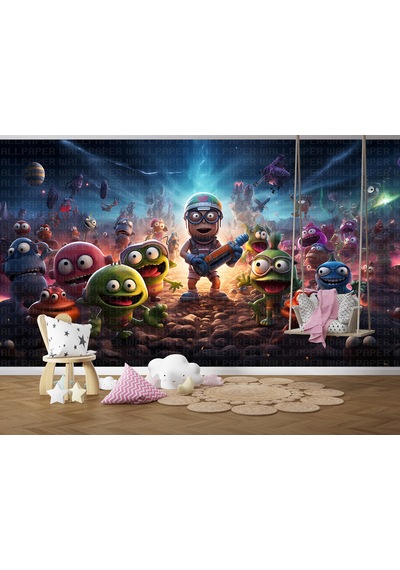 3d Macera Çocuk Odası Poster Duvar Kağıdı