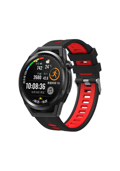 Galaxy Watch 42mm Krd-55 Uyumlu Kordon-els-yeşil-siyah