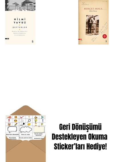 Defterler + Behçet Hoca + Okuma Sticker'ları