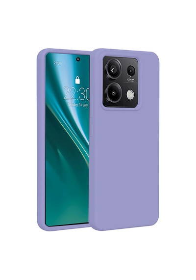Note 13 Pro 5g Kılıf First Silikon - Lila