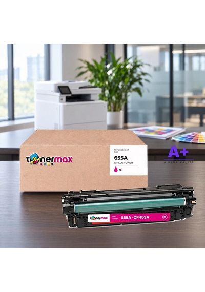 Hp 655a Cf453a Kırmızı Uyumlu Toner A Plus / Color Laserjet Enterprise M652 / M653 / Mfp M681 / M682