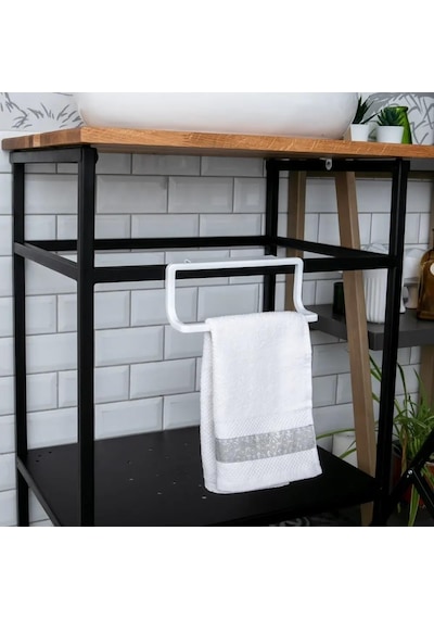 Towel Hanger Dolap Kapağına Asılabilen Havluluk, Havlu Askısı Beyaz Cok Renkli